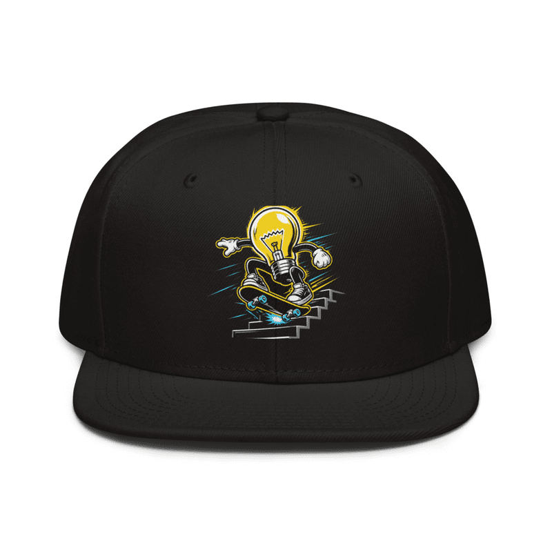 Snapback Hat lightbulb ollieing stare set