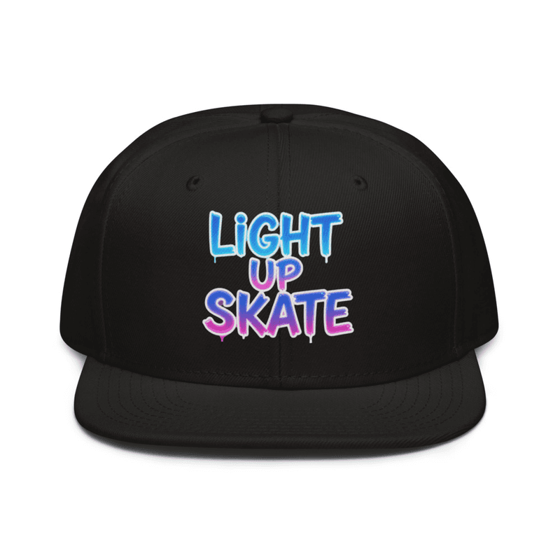 glowing neon light  up skate