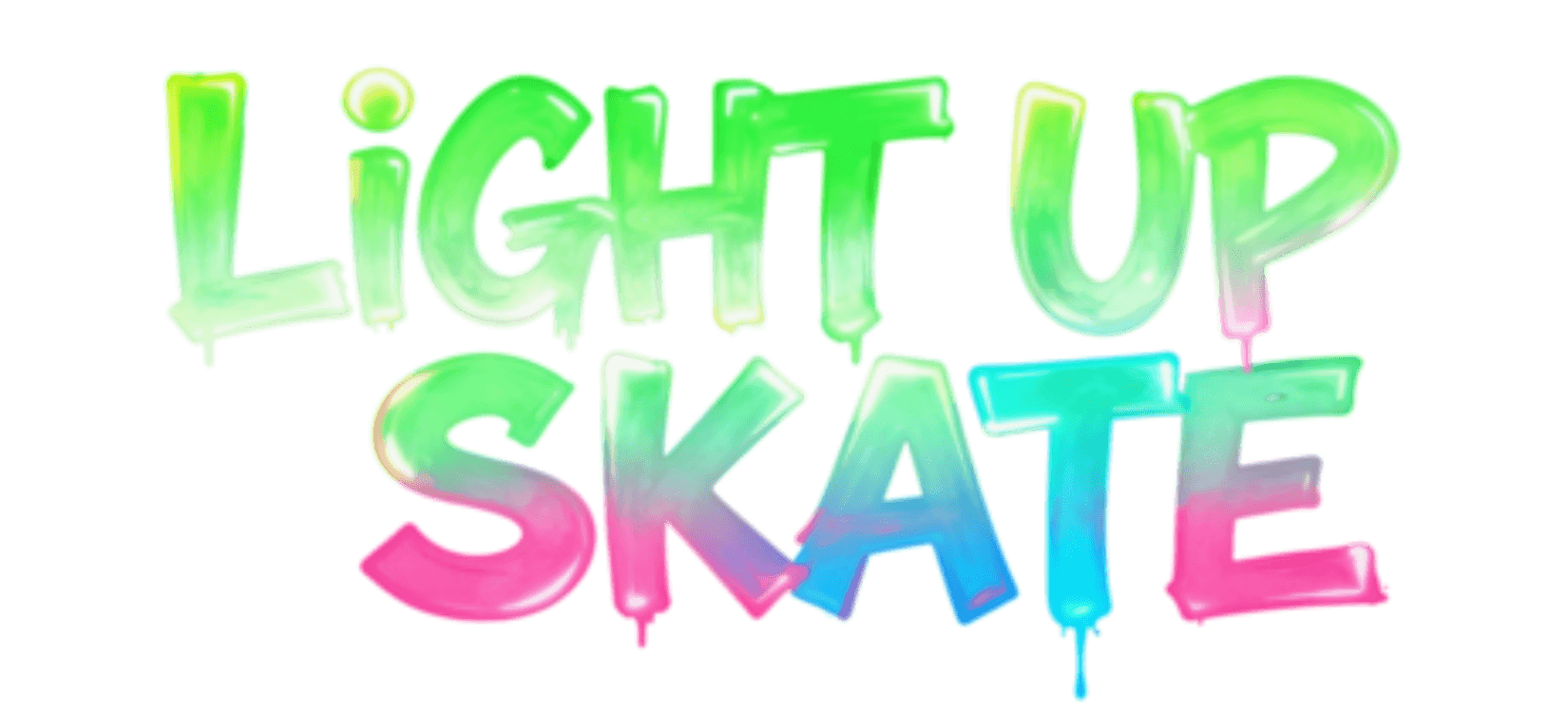 light up skate glowing words snapback hat