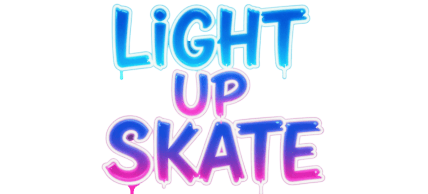 glowing neon light up skate