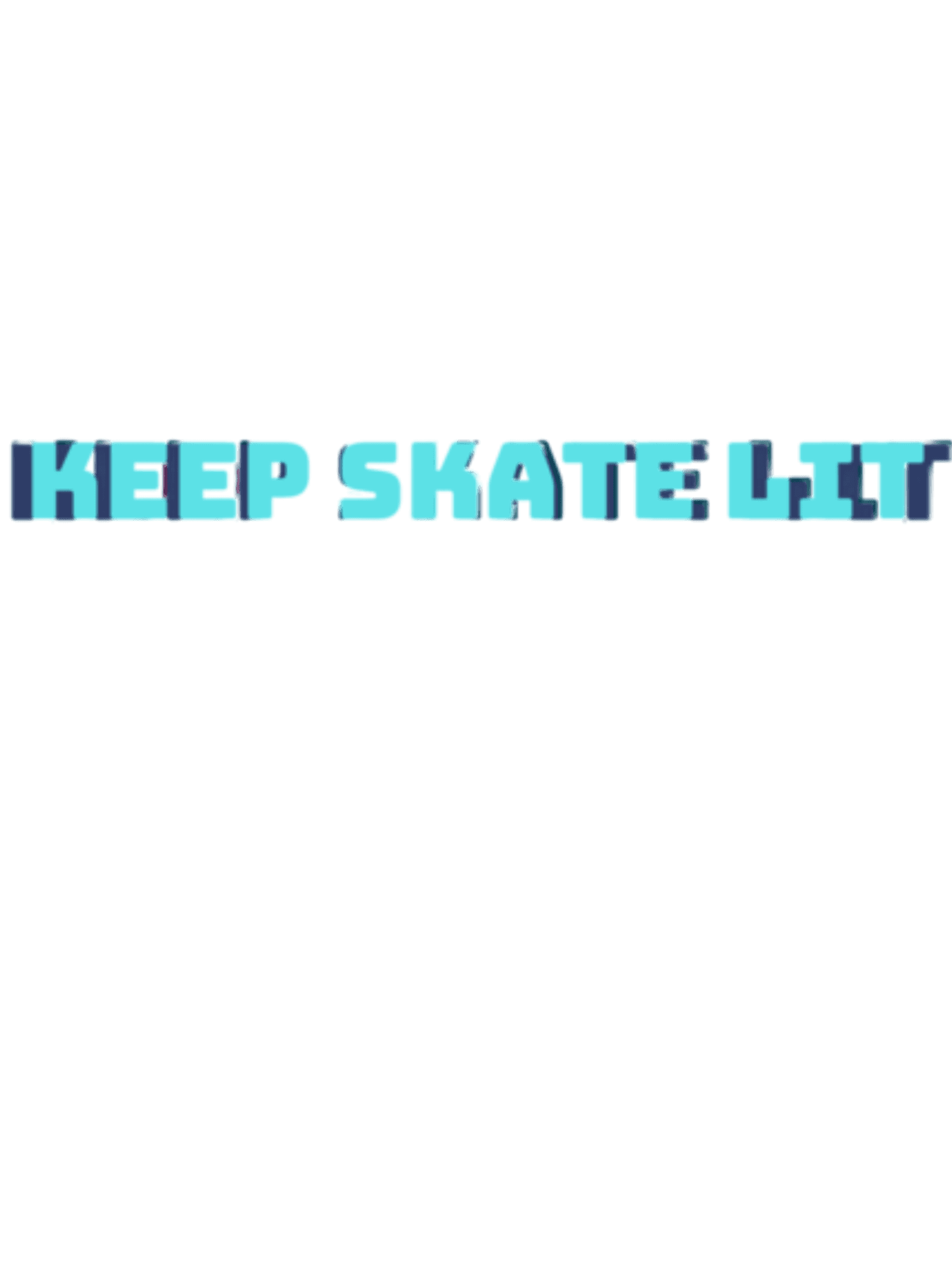 keep skate lit with idea skate logo