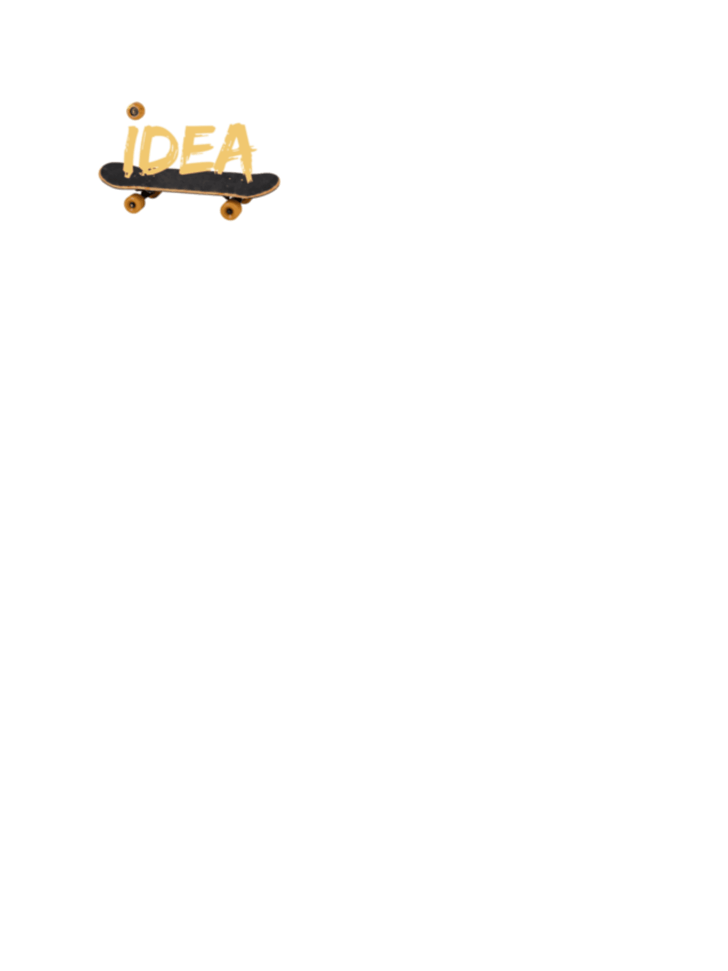 idea skate Youth tee